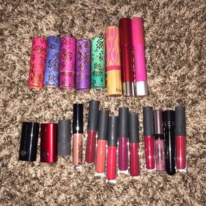 Full size and travel size high end lip product